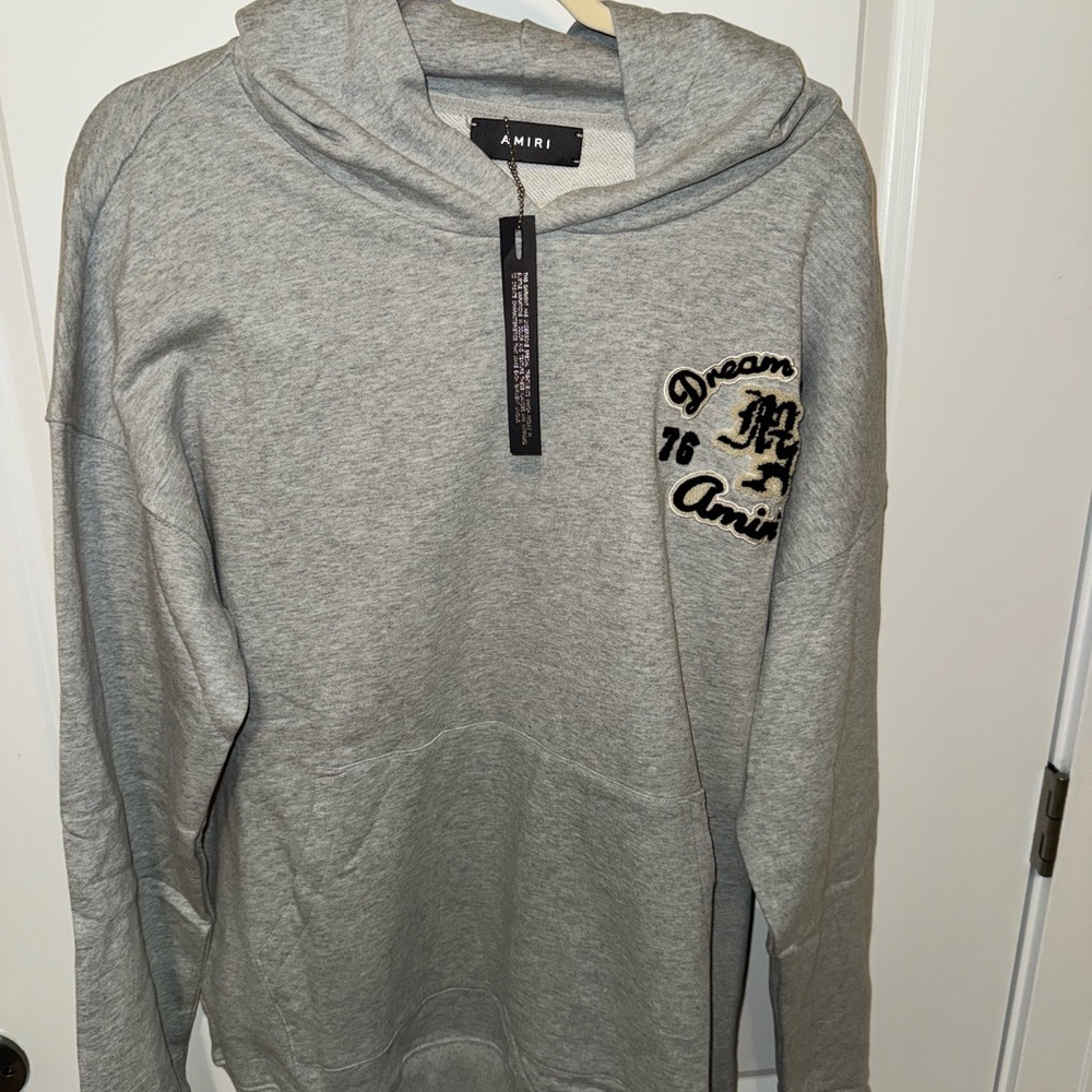 AMIRI Gray Cardigan Sweater with Luxurious Comfort